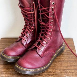 14 eye zip Doc Martens boot